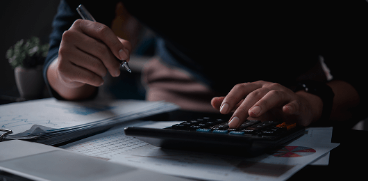 Professional doing compliance documentation and review