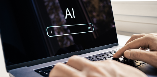 AI-powered smart search navigation interface